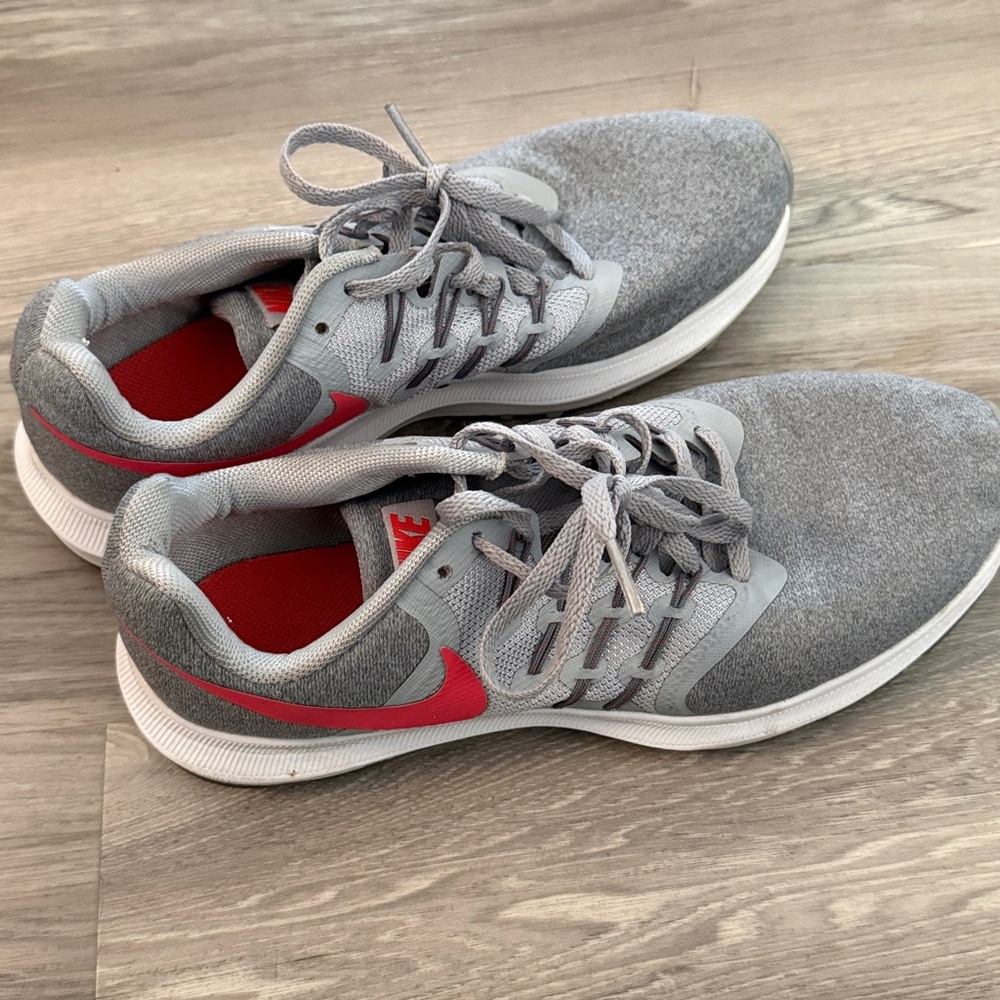 Nike Gray and Pink Athletic Shoes